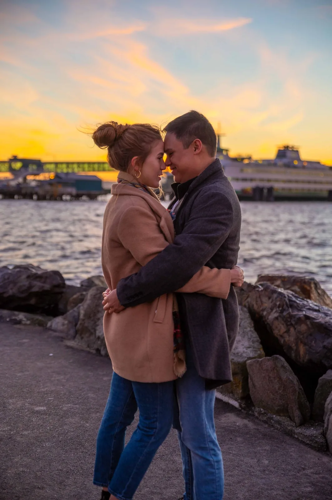 Wedding couple portrait